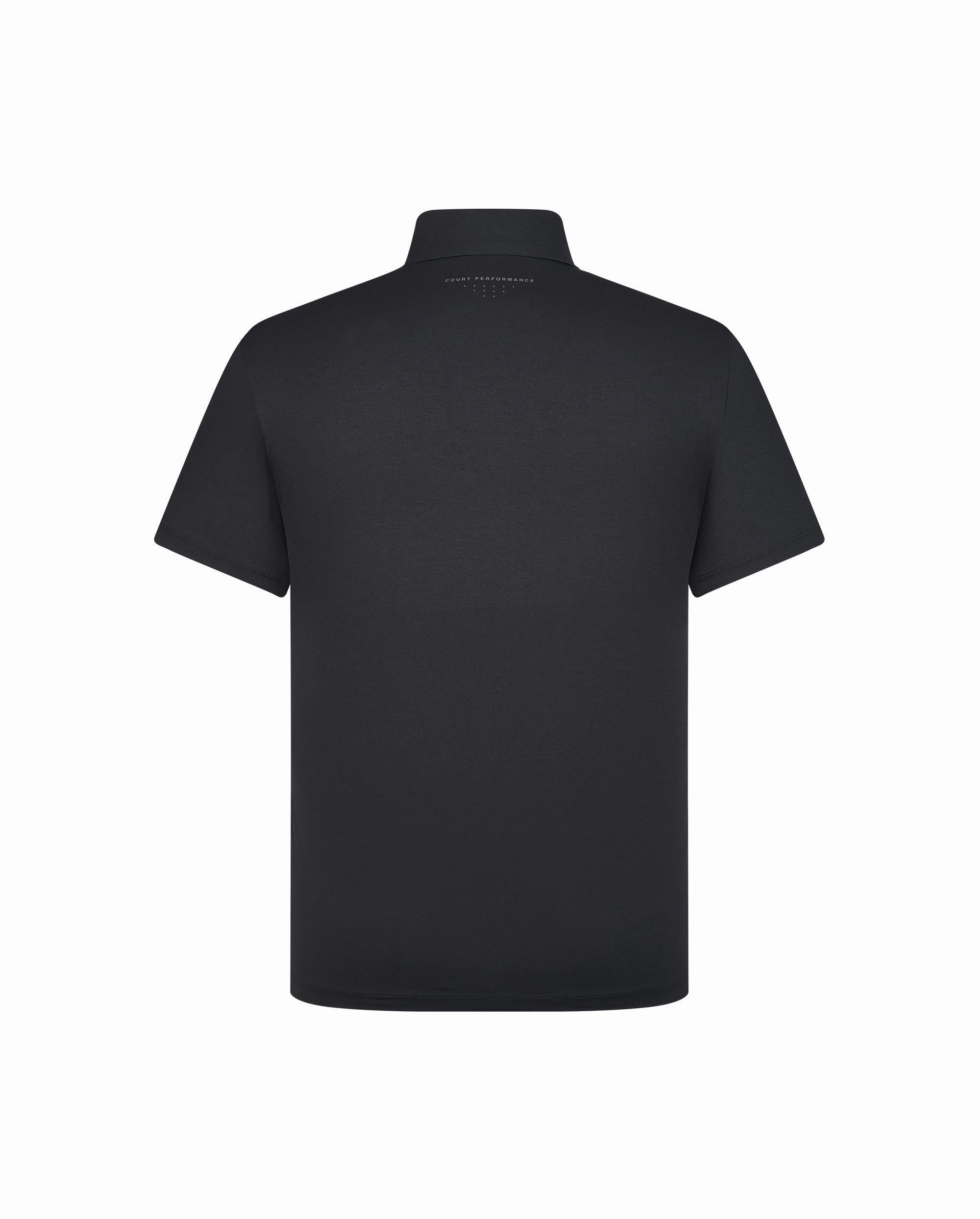 1011571-008 | MEN'S UPF50  SWEAT ABSORB QUICK-DRY POLO SHIRT | BLACK