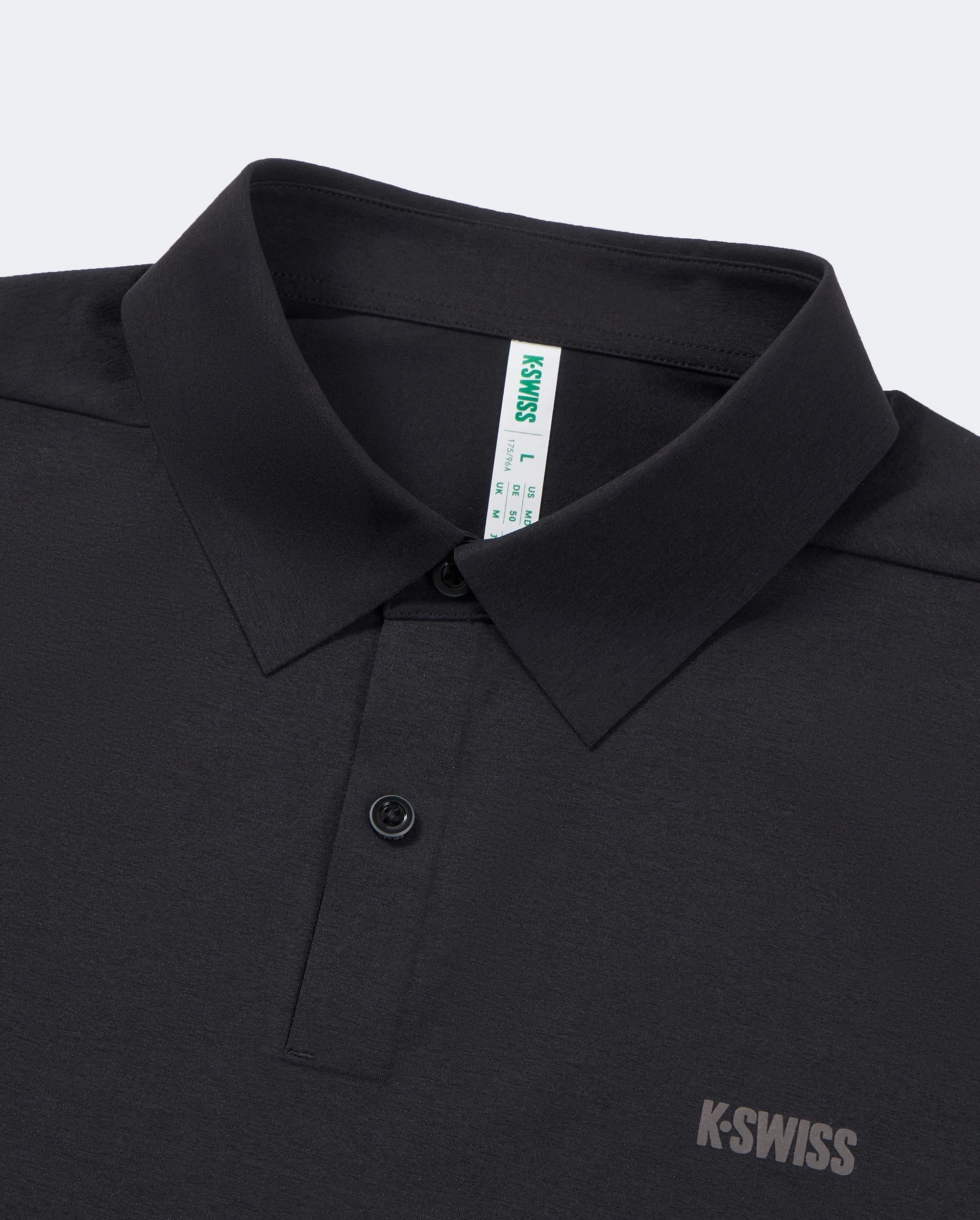 1011571-008 | MEN'S UPF50  SWEAT ABSORB QUICK-DRY POLO SHIRT | BLACK