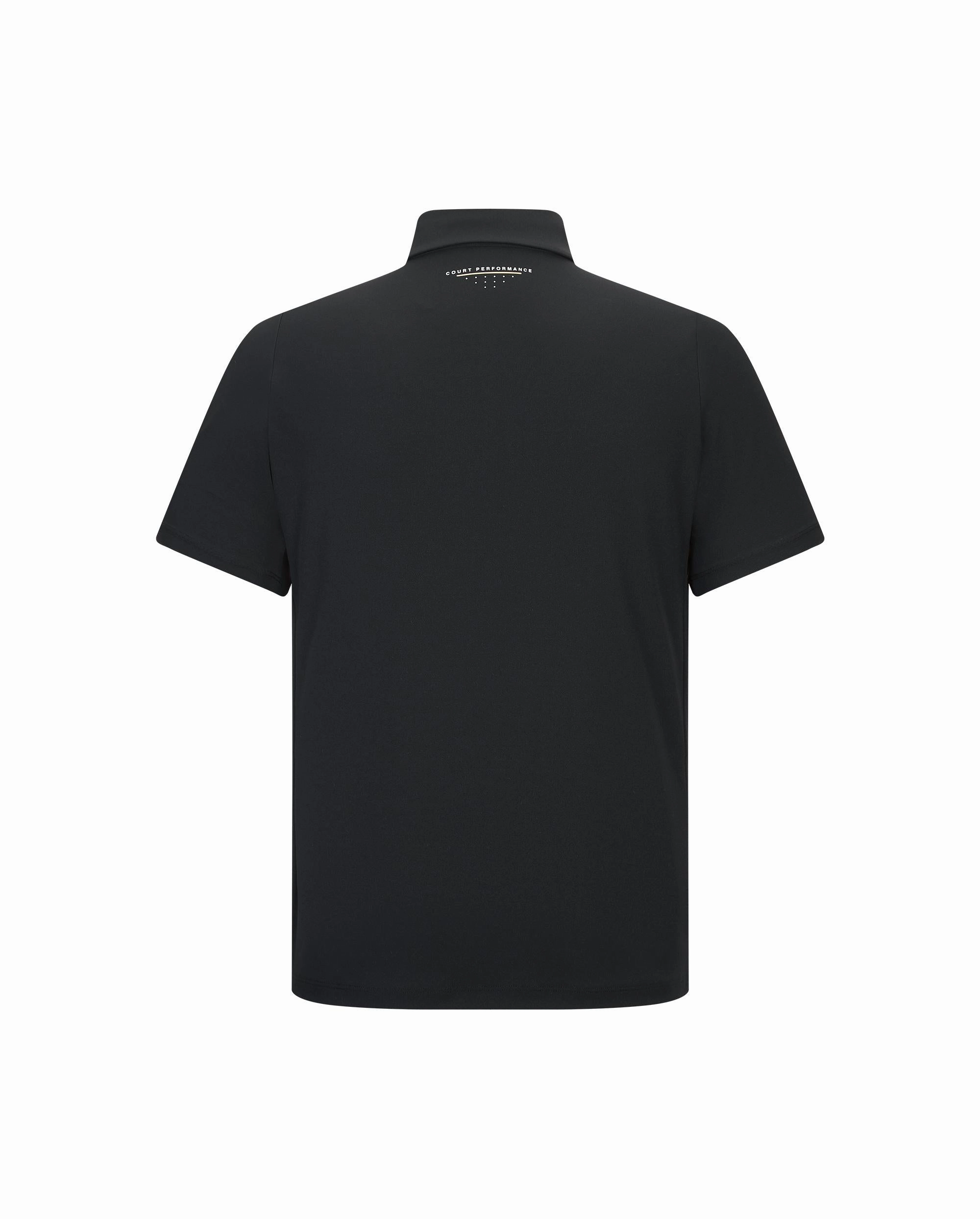 1011644-008 | MEN'S UPF50  SWEAT ABSORB QUICK-DRY POLO SHIRT | BLACK