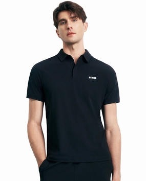 1011644-008 | MEN'S UPF50  SWEAT ABSORB QUICK-DRY POLO SHIRT | BLACK
