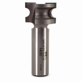 1430 Half Round (Bull Nose) Router Bit 1/2" SH 1/8" R X 1/4" Co X 9/16" CL 7/8" D