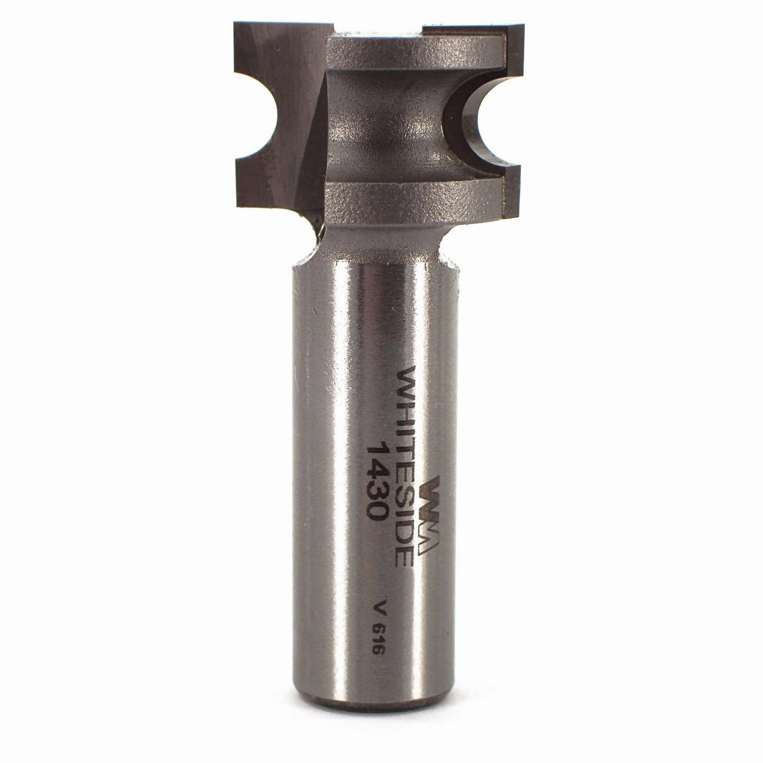 1430 Half Round (Bull Nose) Router Bit 1/2" SH 1/8" R X 1/4" Co X 9/16" CL 7/8" D