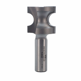 1432 Half Round (Bull Nose) Router Bit 1/2" SH 1/4" R X 1/2" Co X 1" CL 1-1/8" D