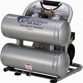 1HP 4.6 Gallon Oil-Free Twin Portable Aluminum Tank Air Compressor