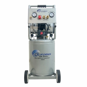 2HP 10 Gallon Oil-Free Steel Tank Air Compressor - Ultra Quiet