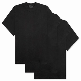3 Pack Essential Tee - Black