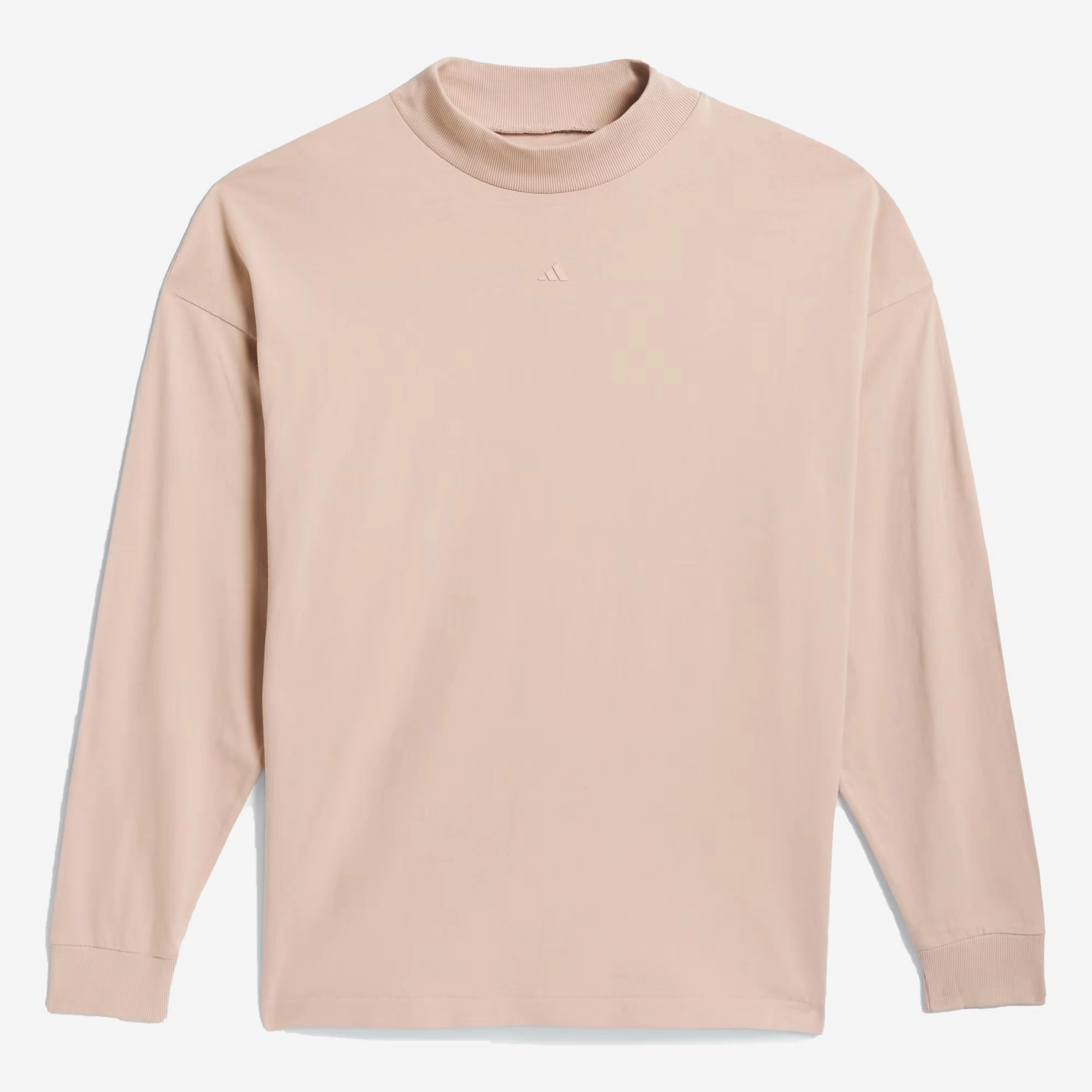Adidas | BASKETBALL LONG SLEEVE TEE  { ASH PEARL