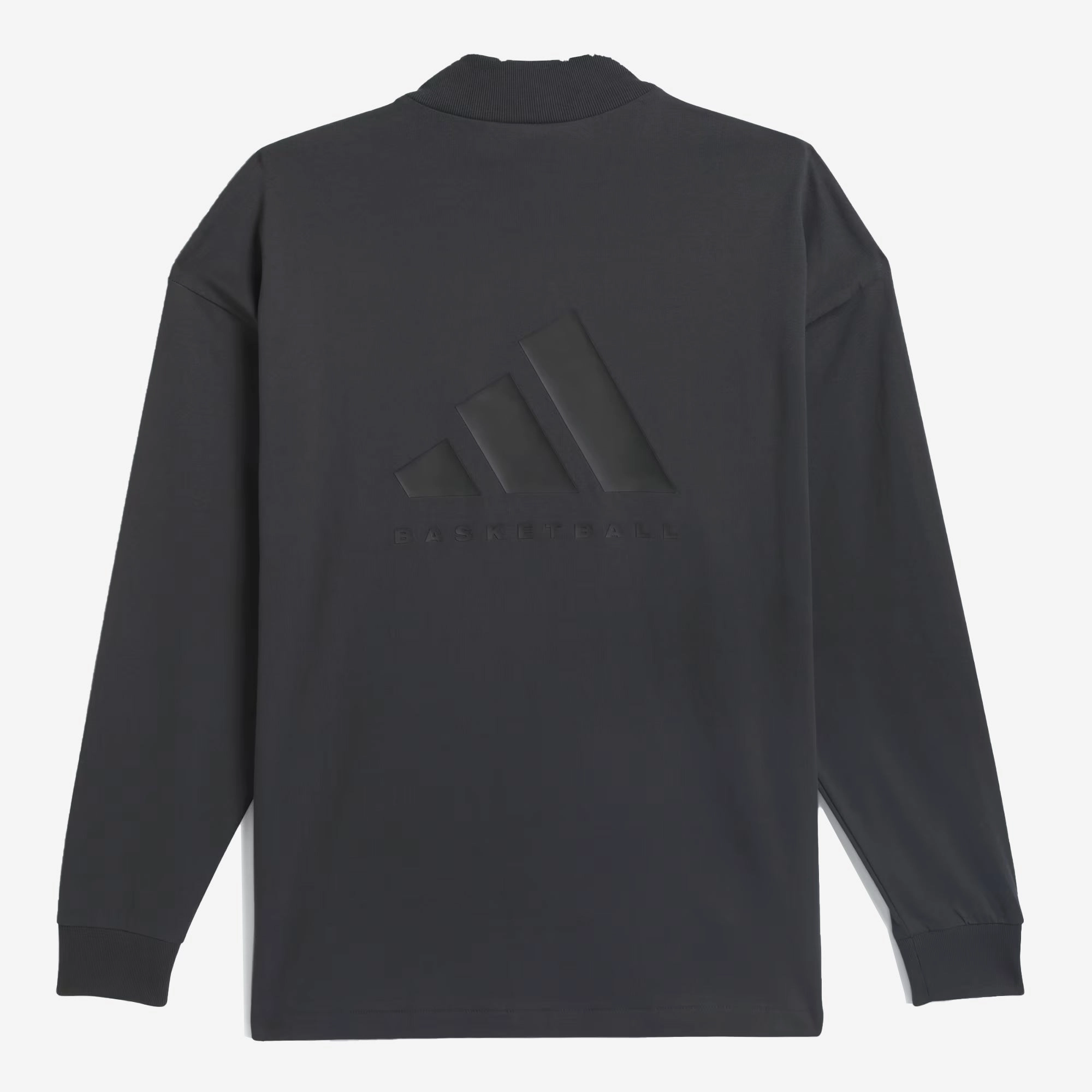 Adidas | BASKETBALL LONG SLEEVE TEE  { CARBON