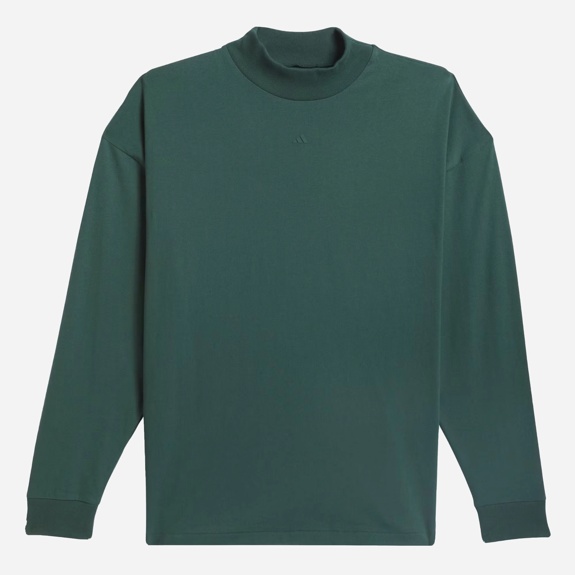 Adidas | BASKETBALL LONG SLEEVE TEE  { MINERAL GREEN