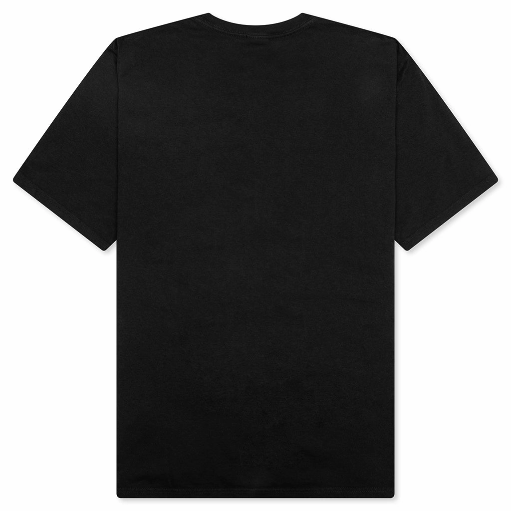 Arched Pigmented Dyed Tee - Black