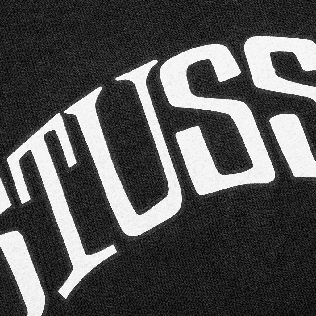 Arched Pigmented Dyed Tee - Black