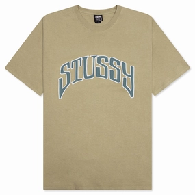 Arched Pigmented Dyed Tee - Elm
