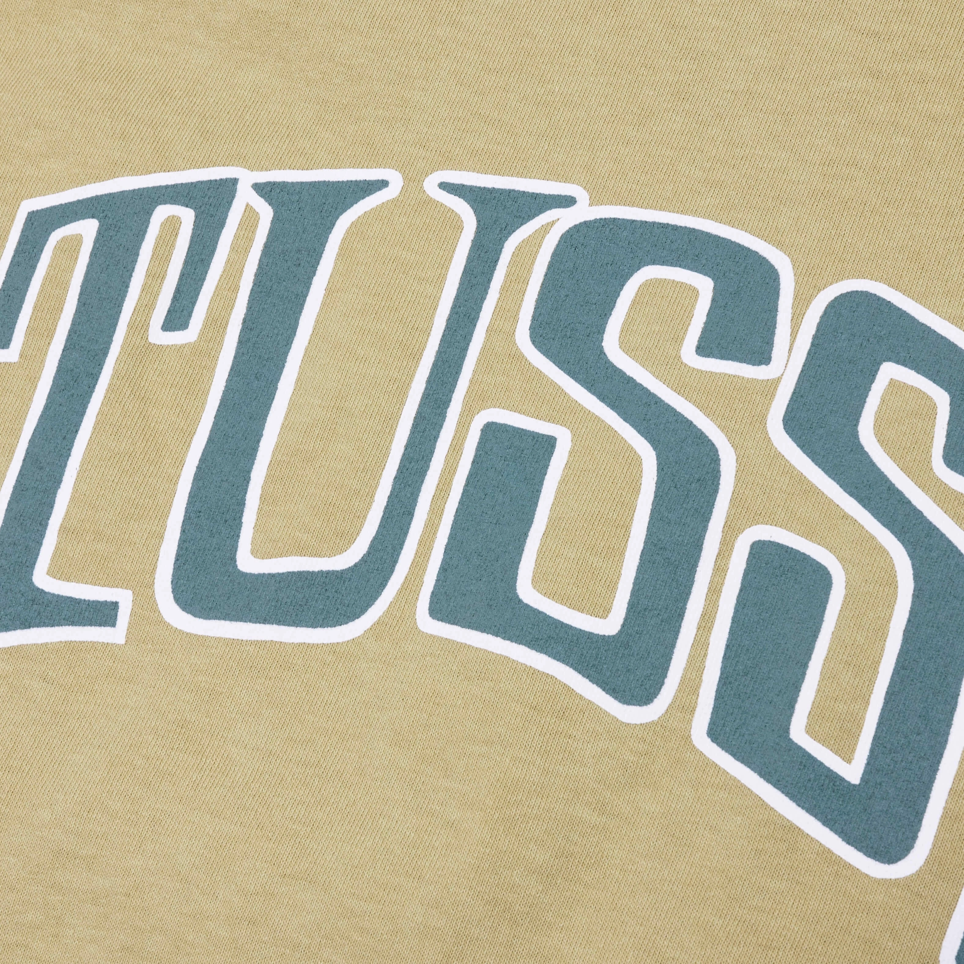 Arched Pigmented Dyed Tee - Elm
