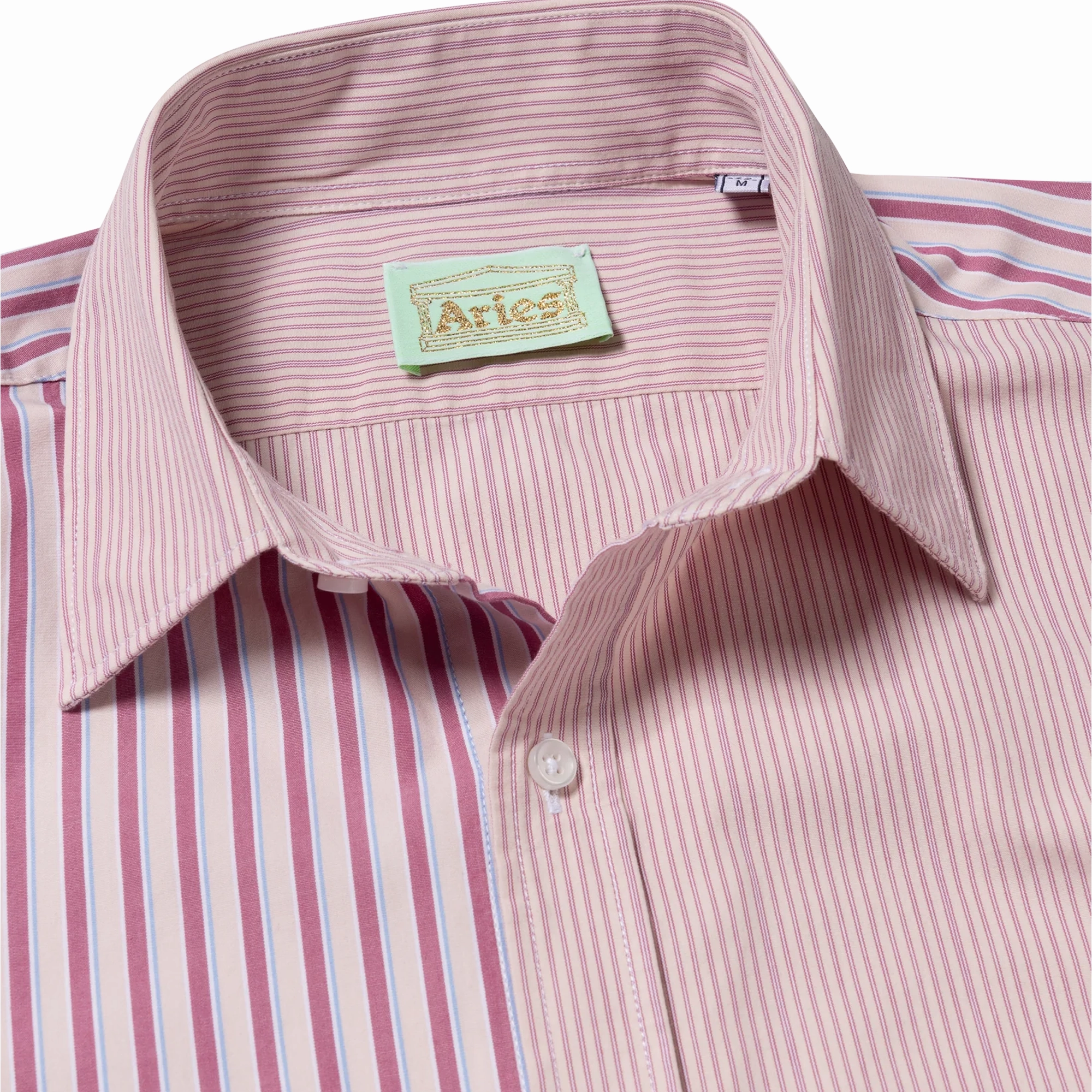 Aries Patchwork Long Sleeve Tee Pink AR4012003