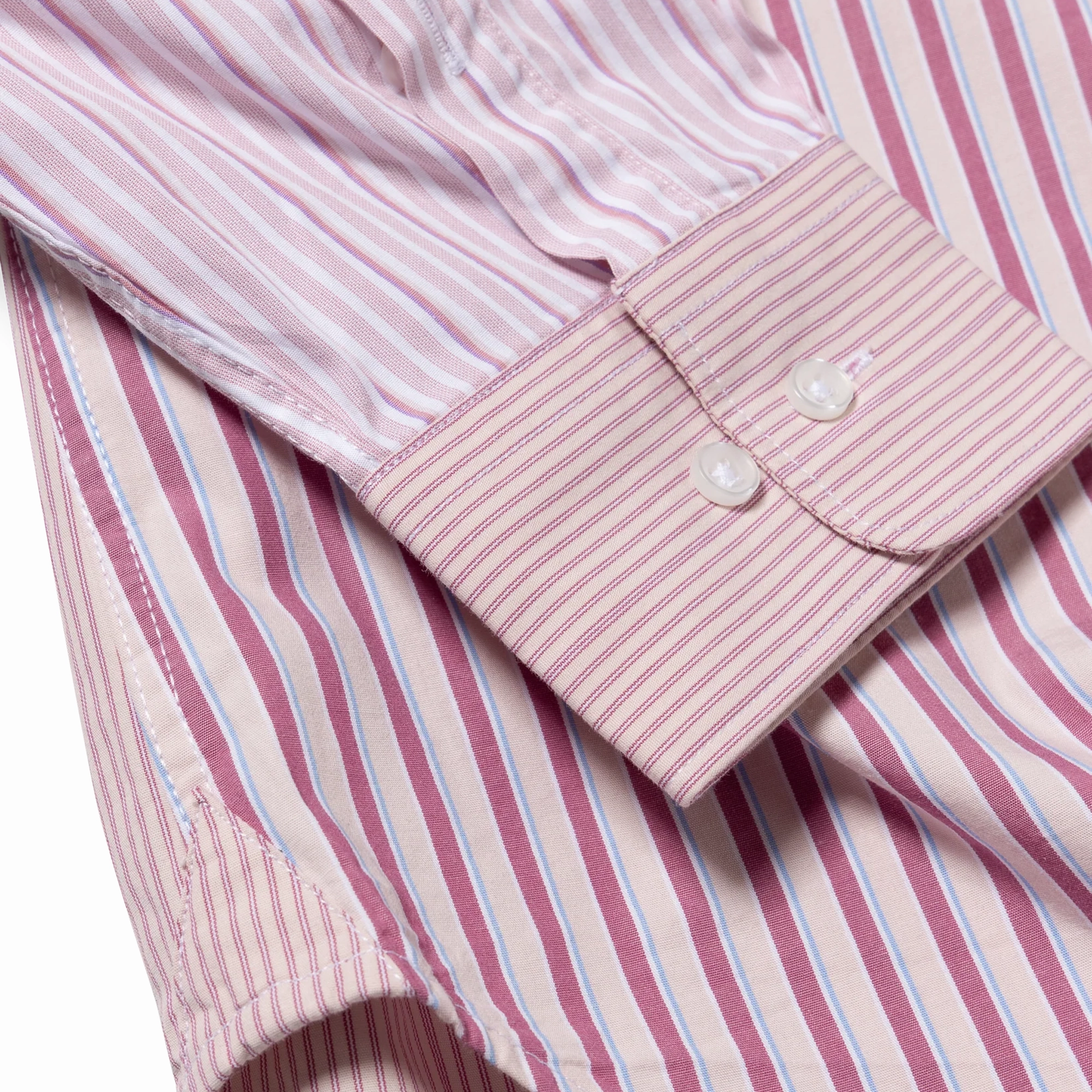 Aries Patchwork Long Sleeve Tee Pink AR4012003