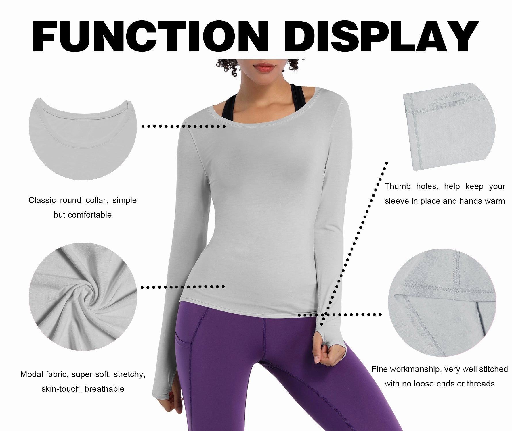 Athlete Long Sleeve Tops lightgray ins_Golf