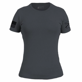 Basic T-Shirt Women's Slim Fit - Heavy Metal