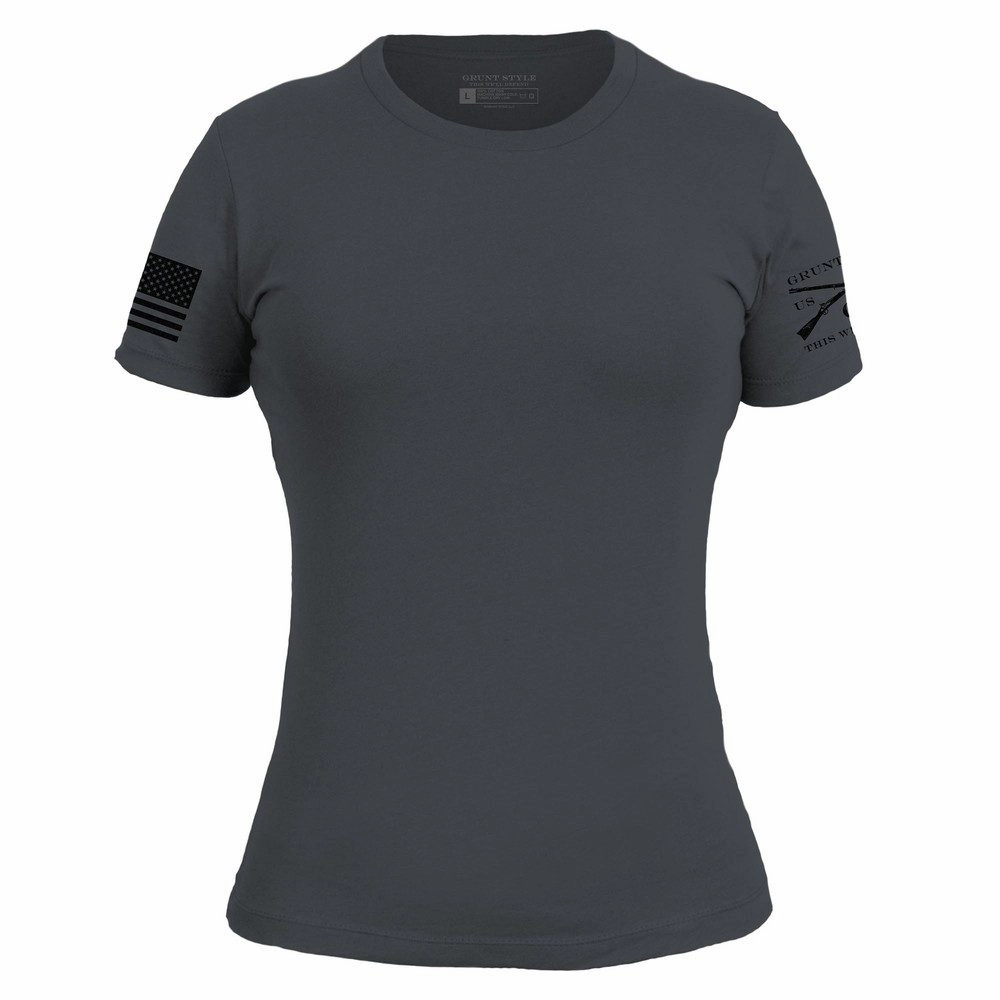 Basic T-Shirt Women's Slim Fit - Heavy Metal