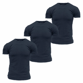 Basic T-Shirts - Navy - 3 Pack