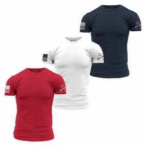 Basic T-Shirts - Patriot Pack - 3 Pack