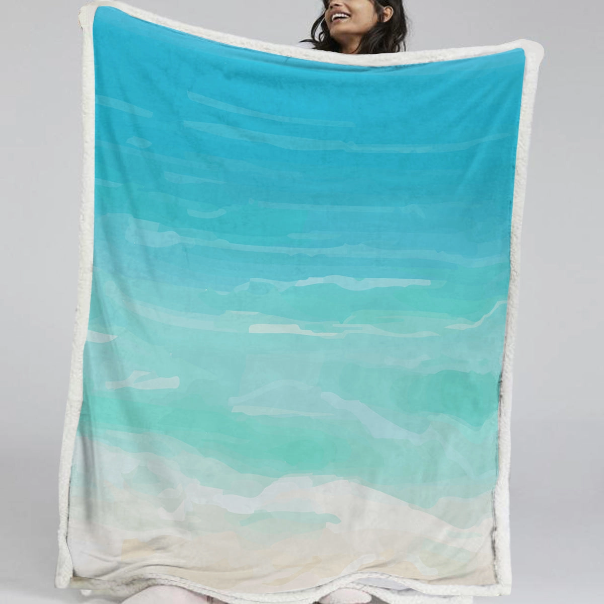 Beach Colors Bedspread Blanket