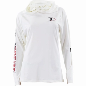 Blackfish Woman's CoolCharge UPF Switft Sun Hoodie Sz Large USA White