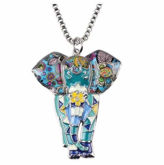 Boho Beach - Enamel Pendant Necklace