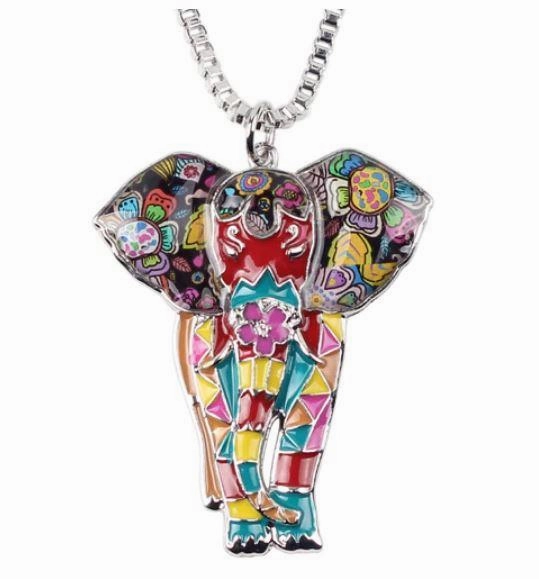 Boho Beach - Enamel Pendant Necklace