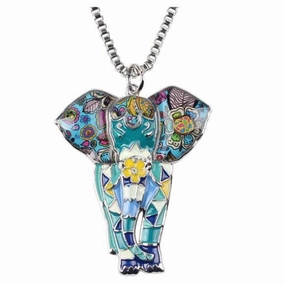 Boho Beach - Enamel Pendant Necklace
