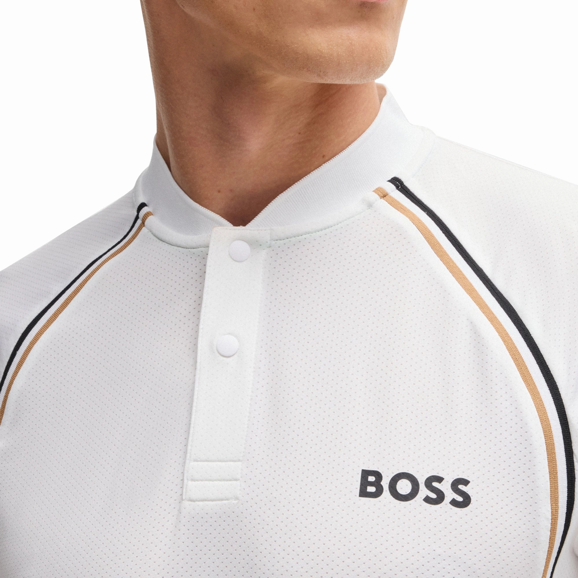 BOSS Pariq TOC Mesh Polo Shirt SU25