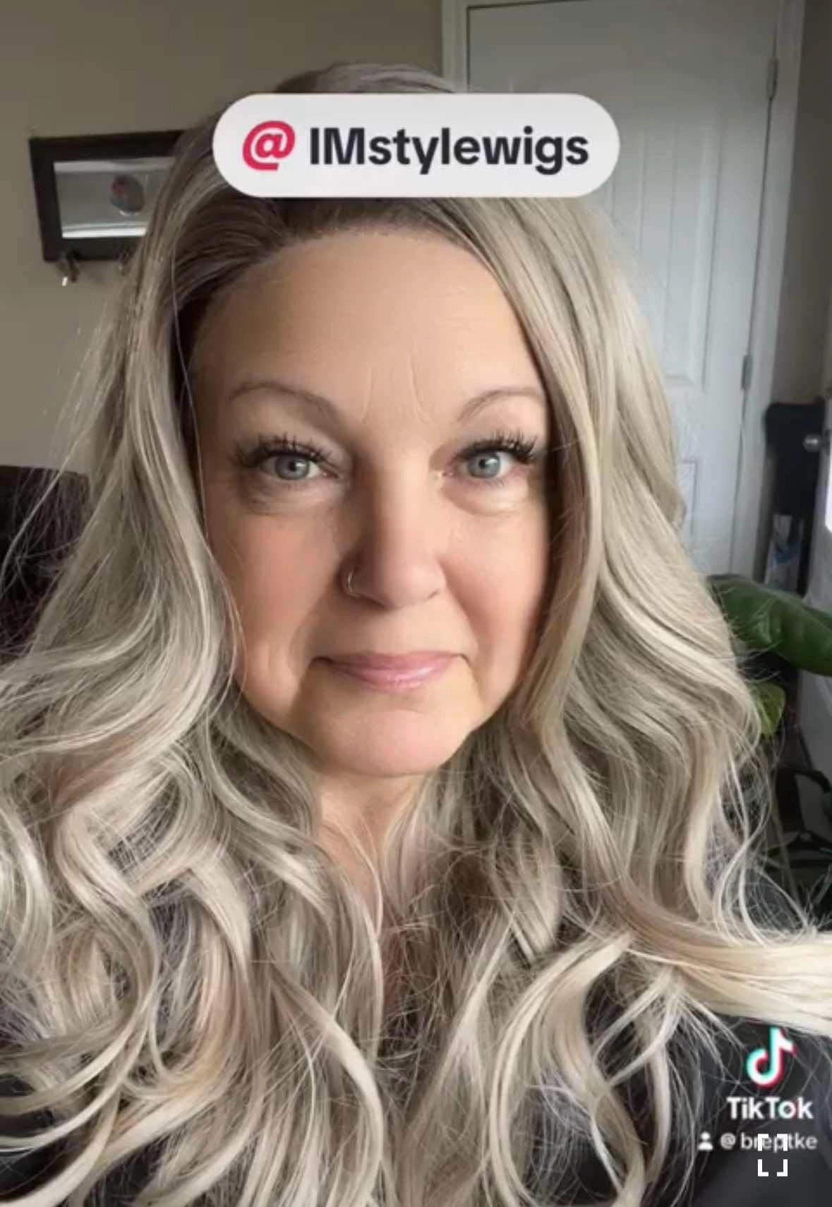 Brenda Collection-Shastina New big Lace Free parting ashy Blonde with Soft rooting 13*4