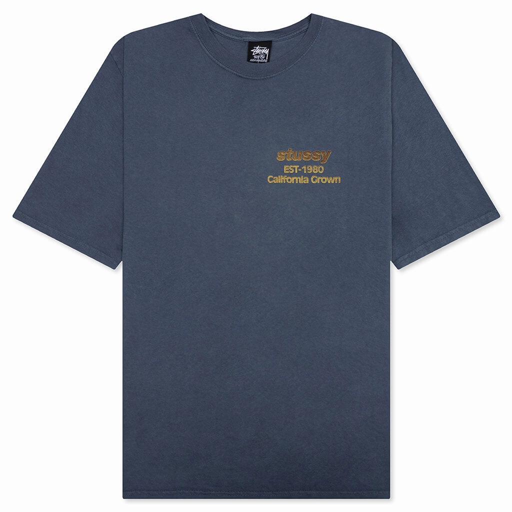 California Grown Pigment Dyed Tee - Navy