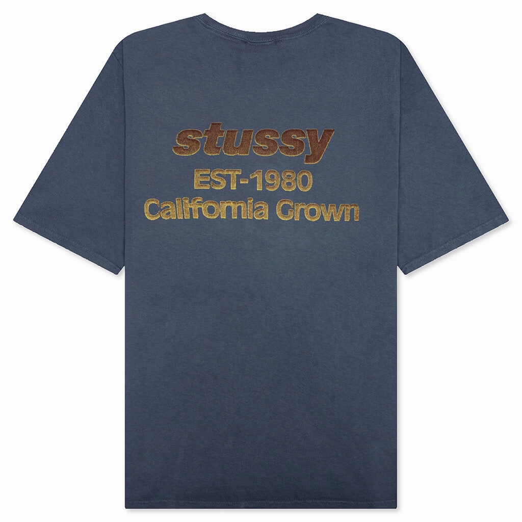 California Grown Pigment Dyed Tee - Navy