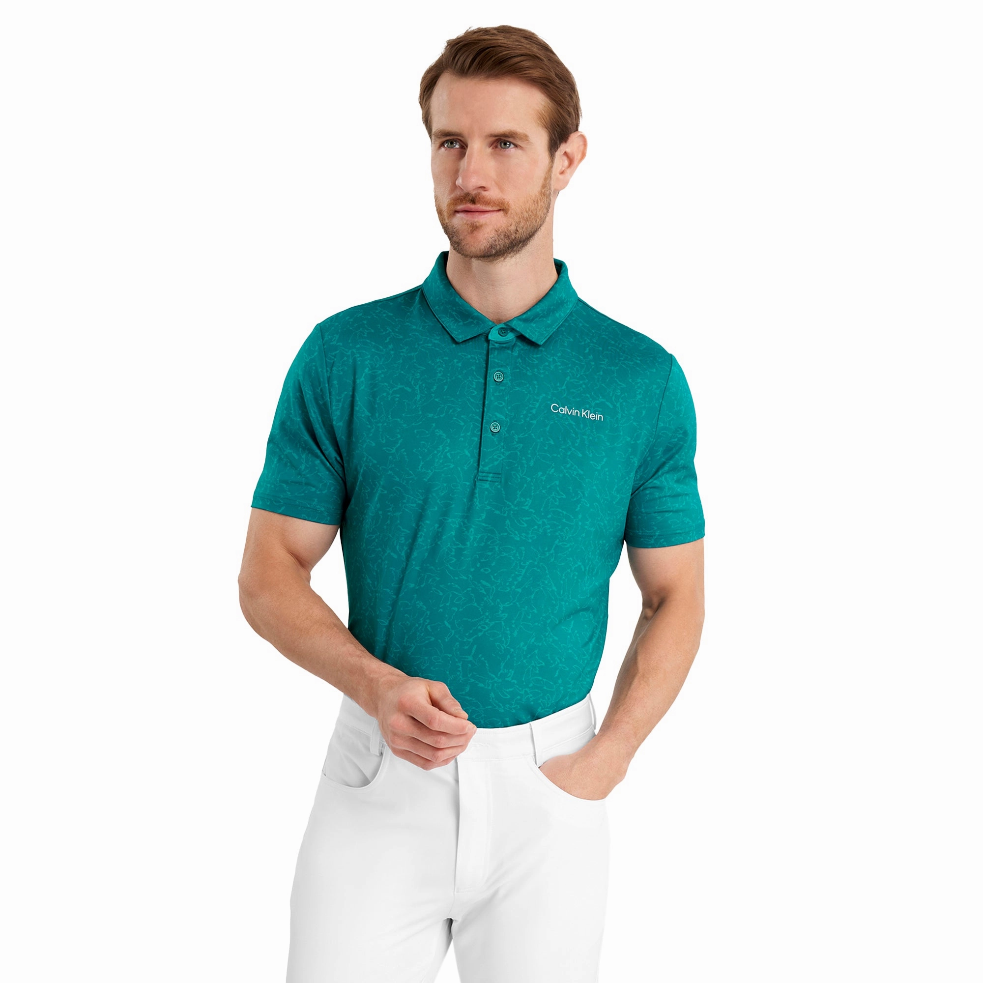 Calvin Klein Golf Abstract Watercolour Shirt