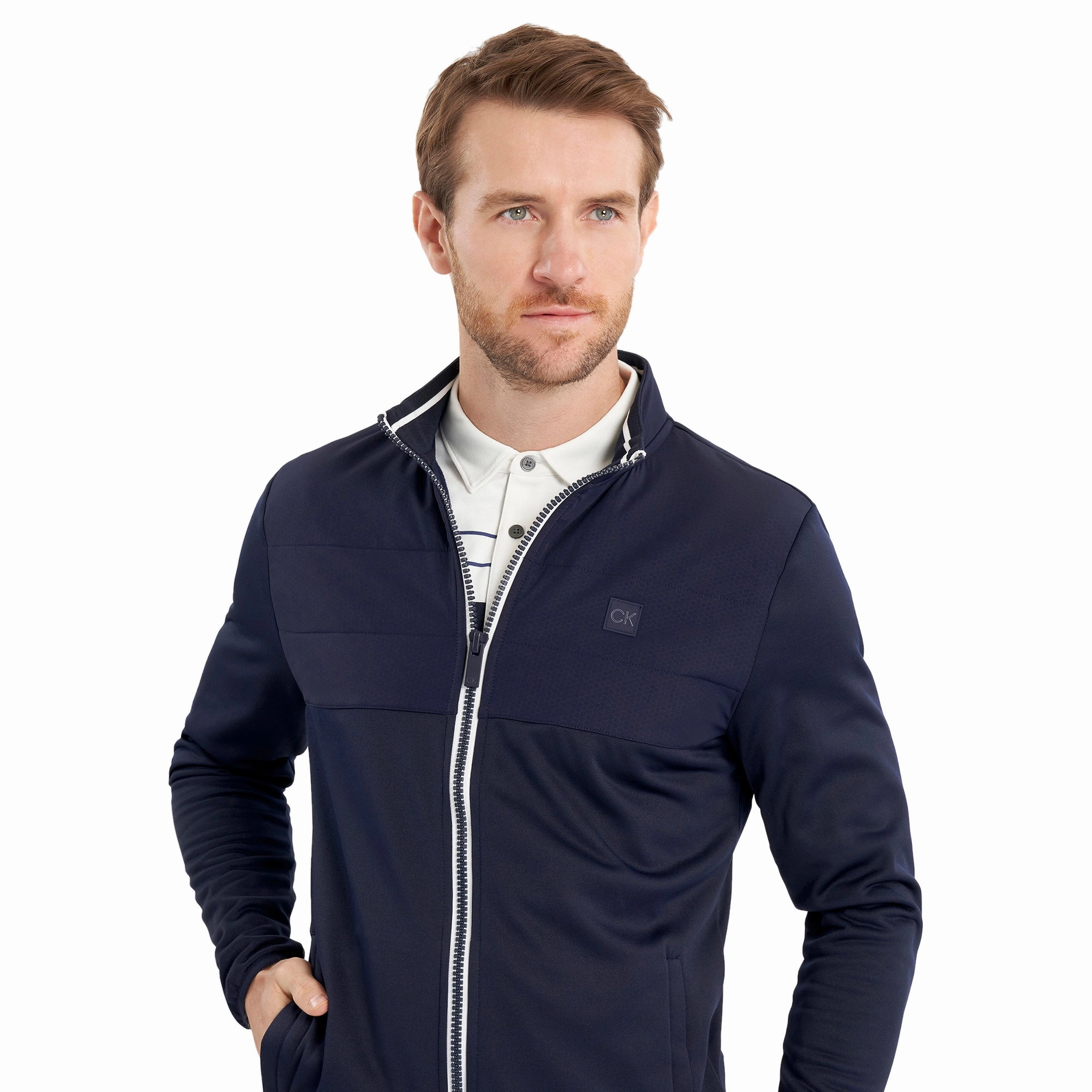 Calvin Klein Golf Atlantic Hybrid Full Zip