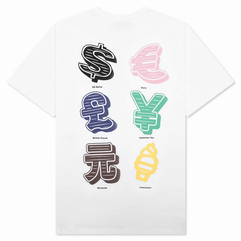 Cash Rules S/S Tee - White