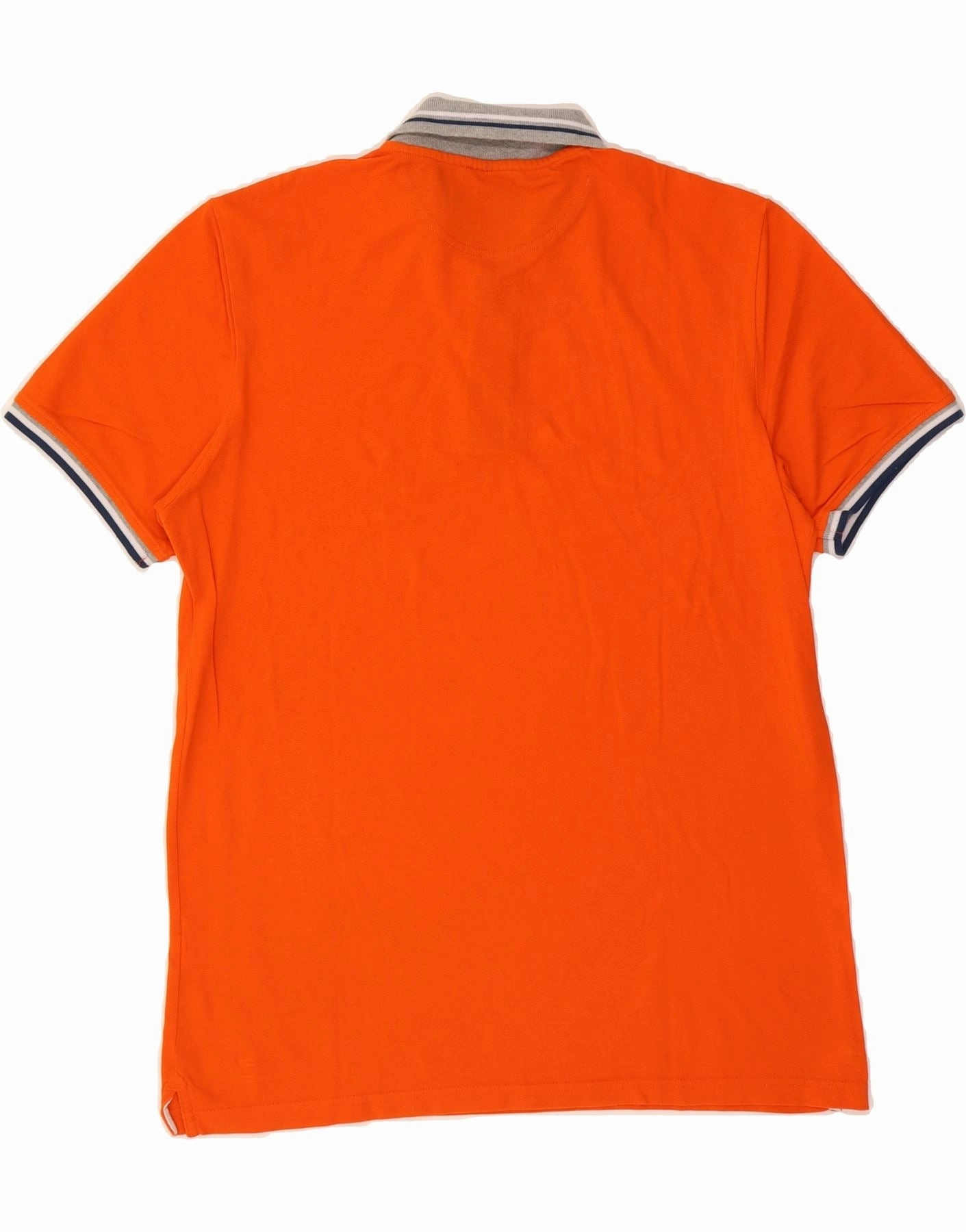 CHAMPION Mens Polo Shirt XL Orange Cotton Classic