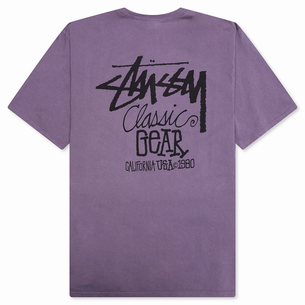 Classic Gear Pigmented Dyed Tee - Grape