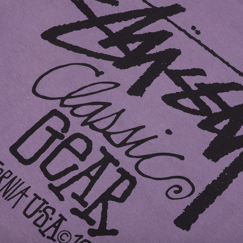 Classic Gear Pigmented Dyed Tee - Grape