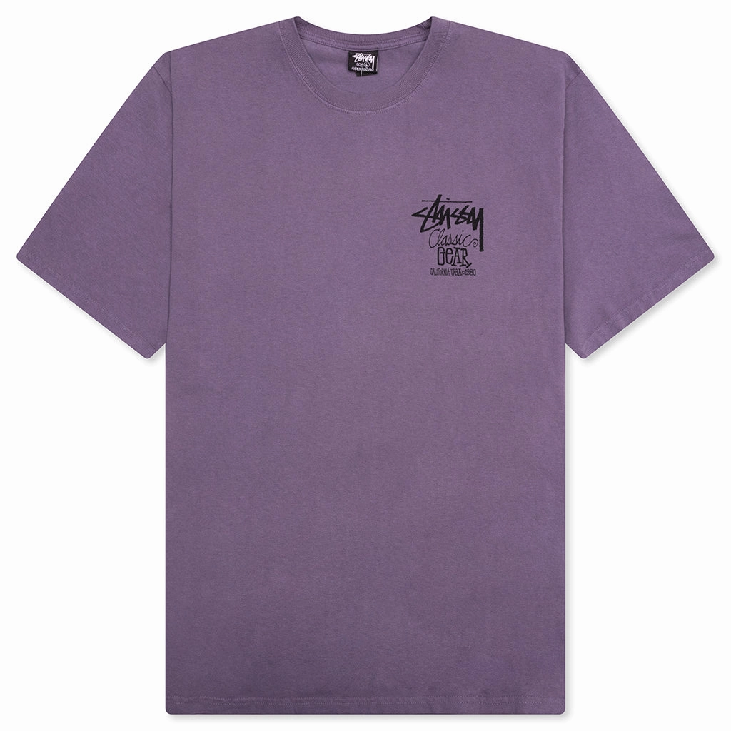 Classic Gear Pigmented Dyed Tee - Grape