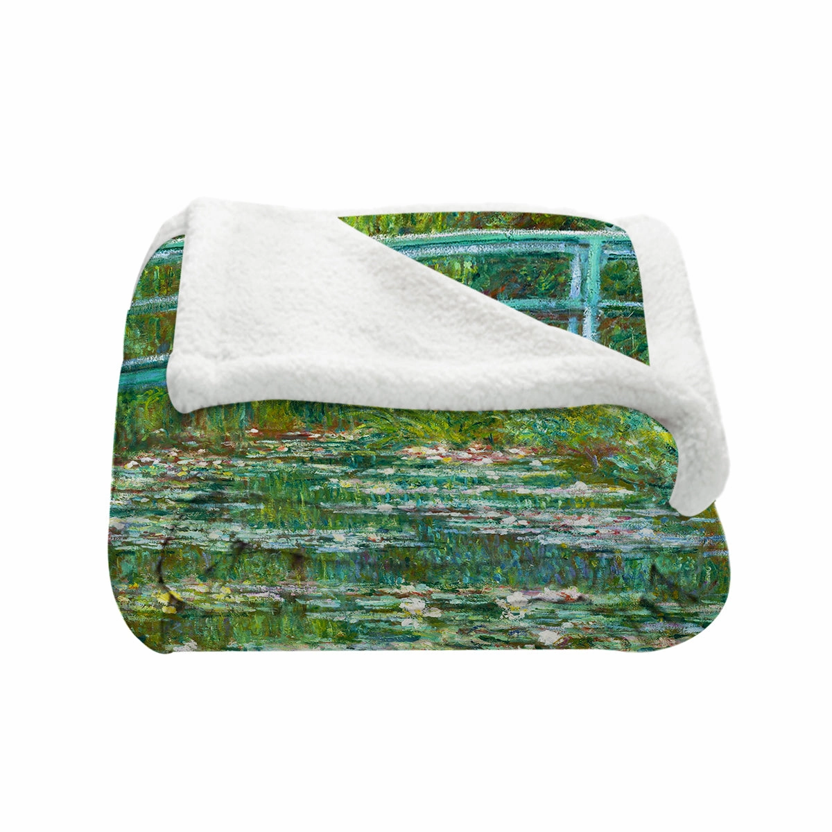 Claude Monet's The Water Lily Pond Bedspread Blanket