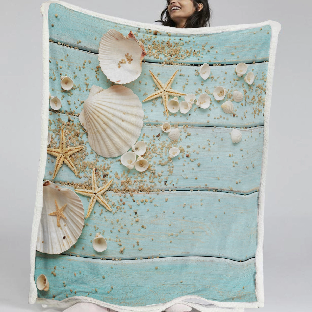 Coastal Soft Sherpa Blanket