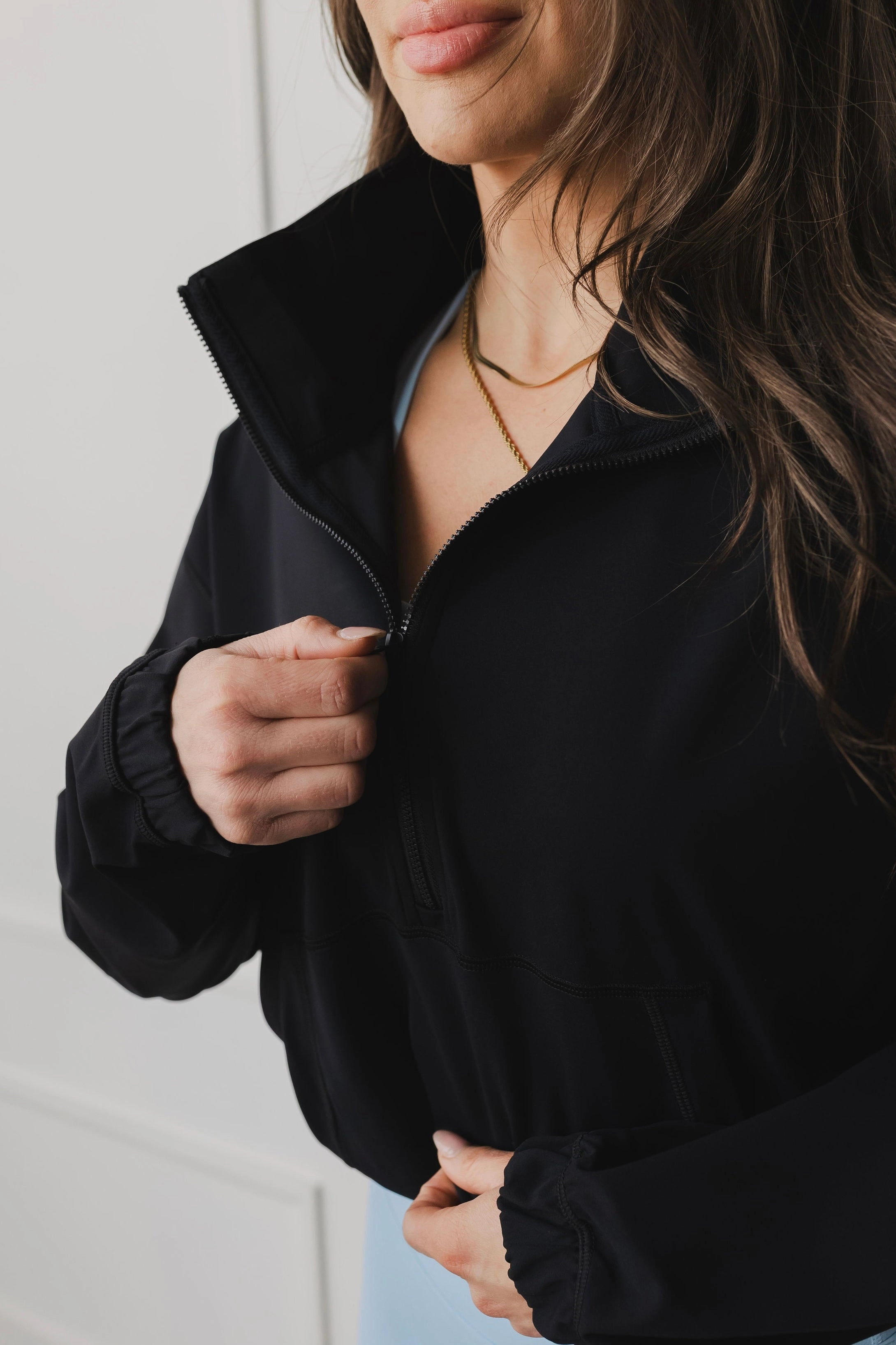 Cropped 1/4 Zip