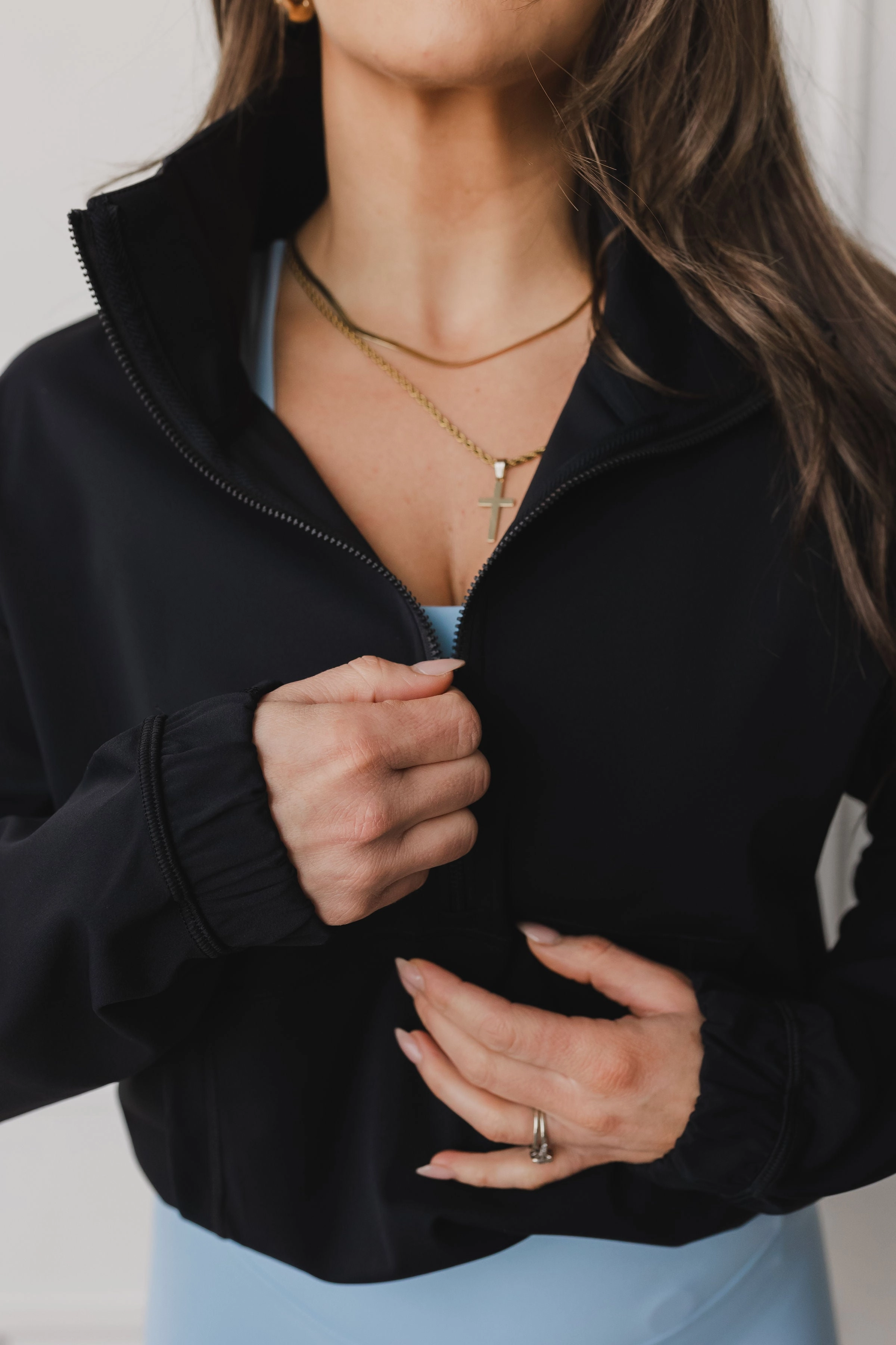Cropped 1/4 Zip