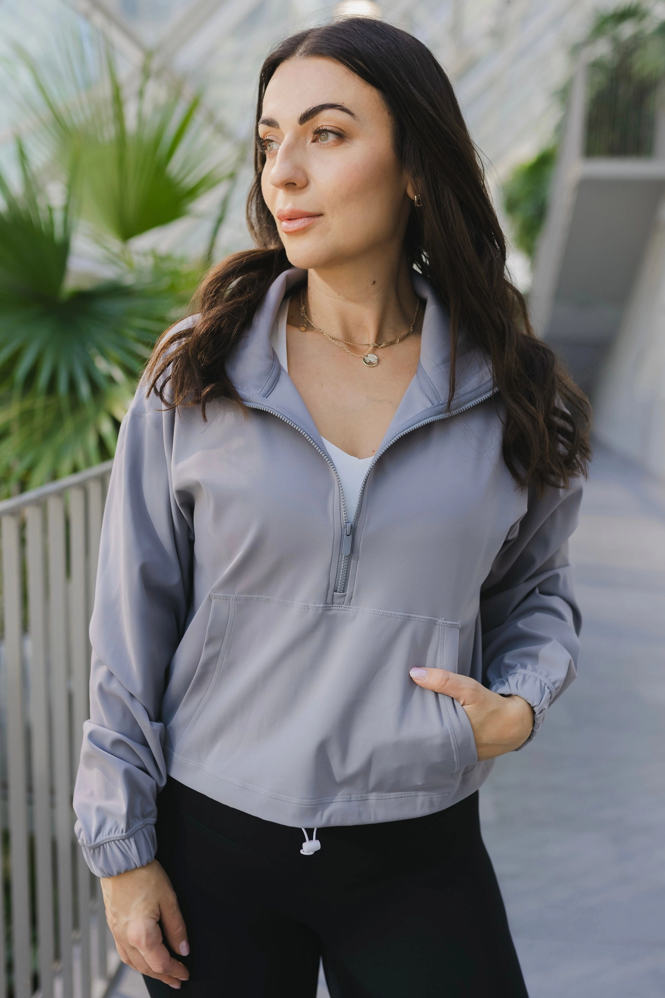 Cropped 1/4 Zip