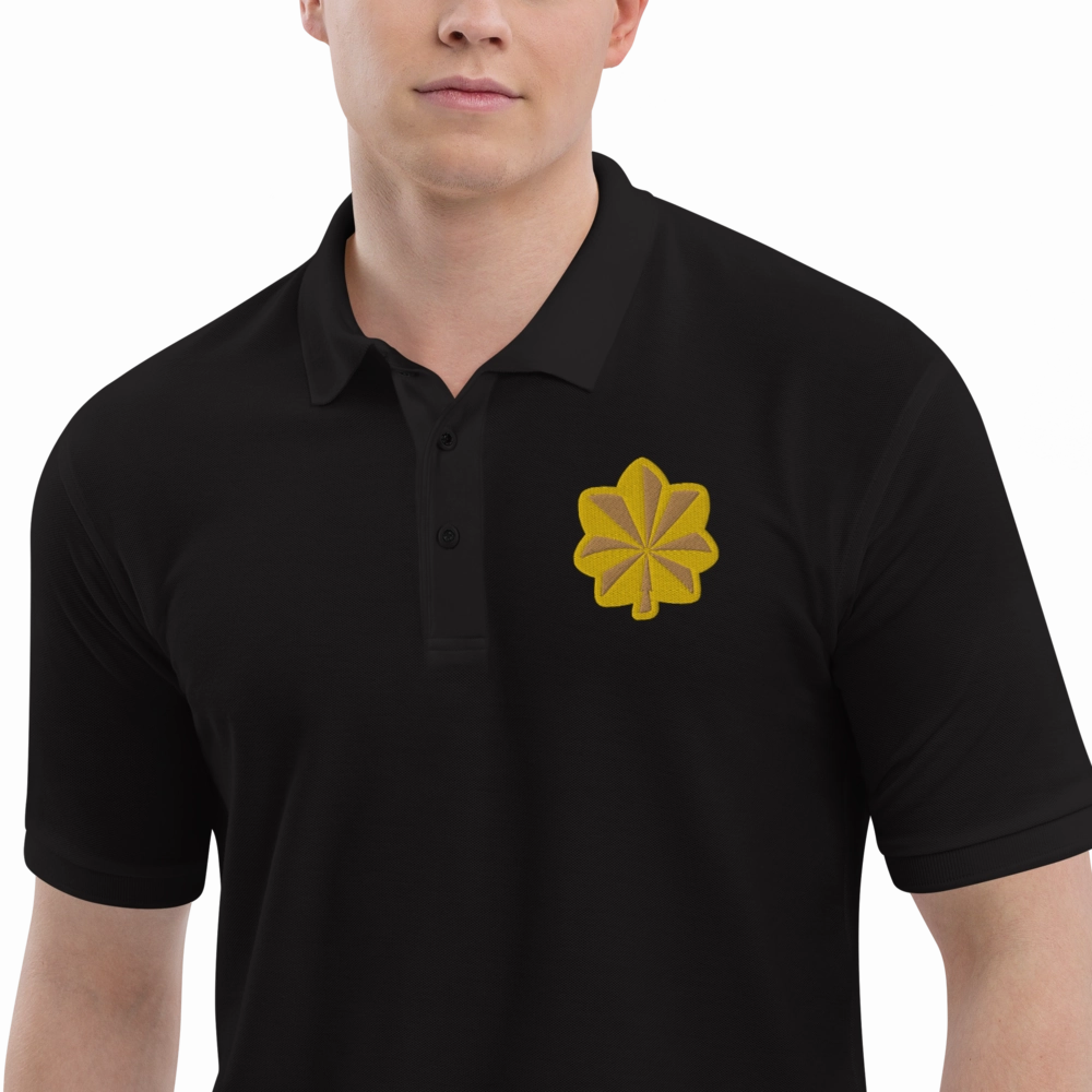 Custom US Army Ranks, Insignia Embroidered Port Authority Polo Shirt