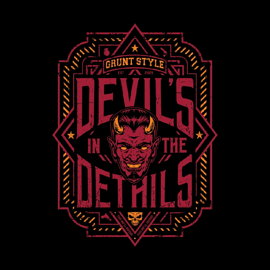 Devils In The Details T-Shirt - Black