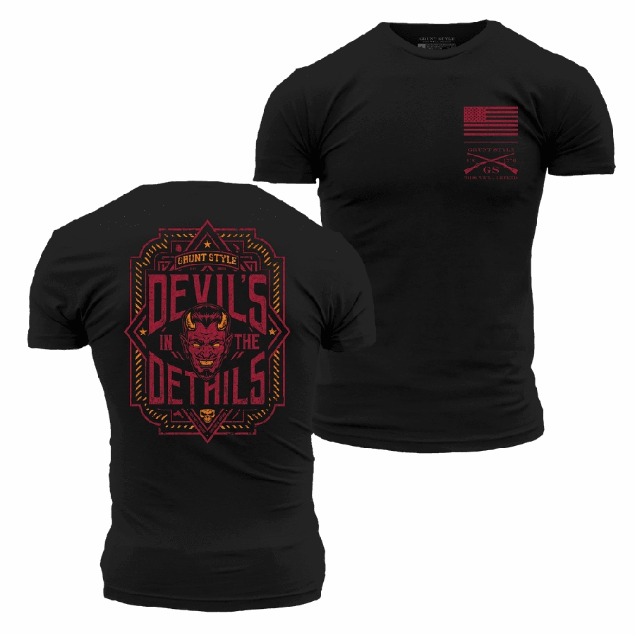 Devils In The Details T-Shirt - Black
