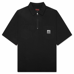 Electron Zip Polo - Black