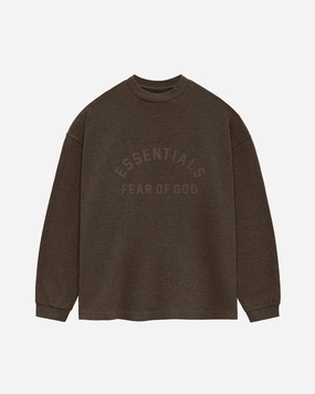 Essentials Heavy L/S Tee Heather Wood
